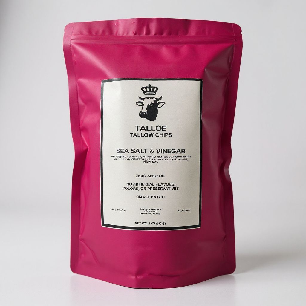 Salt and Vinegar Tallow Chips